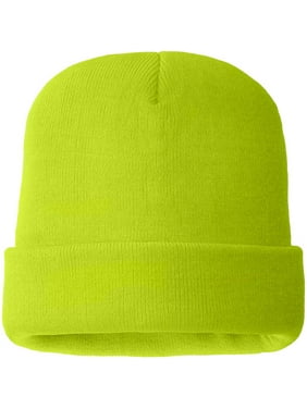 MO8250, Mens 100% Acrylic Hat, 40 gm 3M Thinsulate Lined, Black Color (One Size Fits Most)