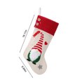 thumbnail image 4 of Xuniizn Christmas Stockings Bulk, Assorted Festive Xmas Stockings for Fireplace Mantel Decor, Traditional Holiday Ornaments, Christmas Decorations for Home, Cloth, White, 4 of 9