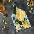 thumbnail image 5 of Retro Cutting Board, Twin Contrast Horse Heads Image Vintage Style Abstract Art Antique Theme, Decorative Tempered Glass Cutting and Serving Board, Wine Bottle Shape, Brown Sage Green, by Ambesonne, 5 of 5