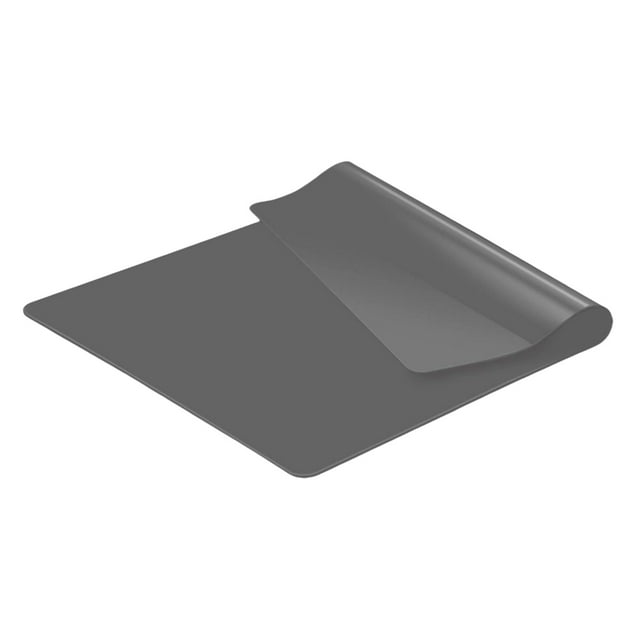 Alfombrilla de silicona para encimera Protector de encimera de silicona Portátil Fácil de limpiar Gris 70 cmx50 cm