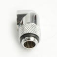 thumbnail image 6 of Dracaena 2 pack G1/4" thread Male to Female Extender Fitting, 90° Rotary Fitting Adapter Connector for Computer Water Cooling System, Silver, 6 of 8