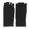 thumbnail image 2 of Compression 2pcs Fingerless Compression Gloves Copper Fibre Soft Highly Elastic Non Slip  Silicone Hand Support Wrist Glove For Carpal Tunnel, 2 of 8