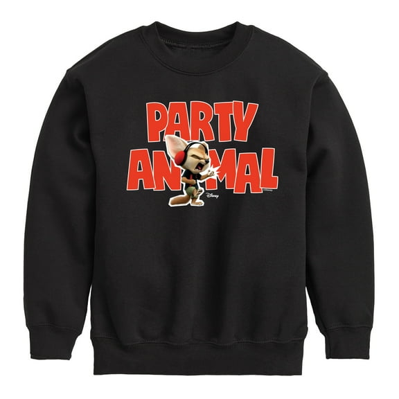 Disney Zootopia - Party Animal  - Toddler & Youth Crewneck Fleece Sweatshirt