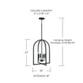 thumbnail image 4 of Capital Lighting 548841 Lawson 4 Light 16" Wide Multi Light Pendant - Brass, 4 of 7