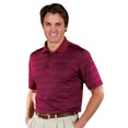 thumbnail image 1 of Monterey Club Men's Spotlight Stripe Jersey Golf Polo Shirt #1639, 1 of 2