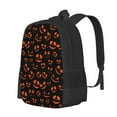 thumbnail image 2 of XMXT Travel Laptop Backpack for School Work, Halloween Ghost Faces Pattern Large Capacity Bookbag Travel Bag Backpacks for Women Men, 2 of 9