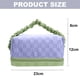 thumbnail image 2 of Hukapapa Bolsa de cosméticos de algodón, bolsa de almacenamiento de gran capacidad y alto valor, bolso de lavado portátil grueso, color morado, 2 of 5