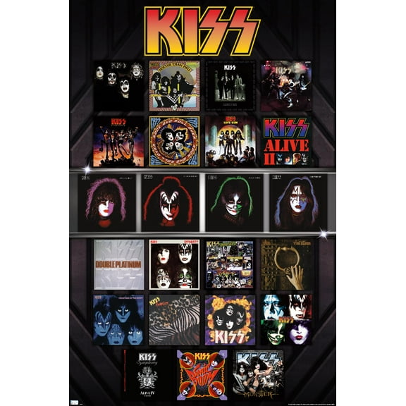 Kiss - Albums Wall Poster, 22.375" x 34"