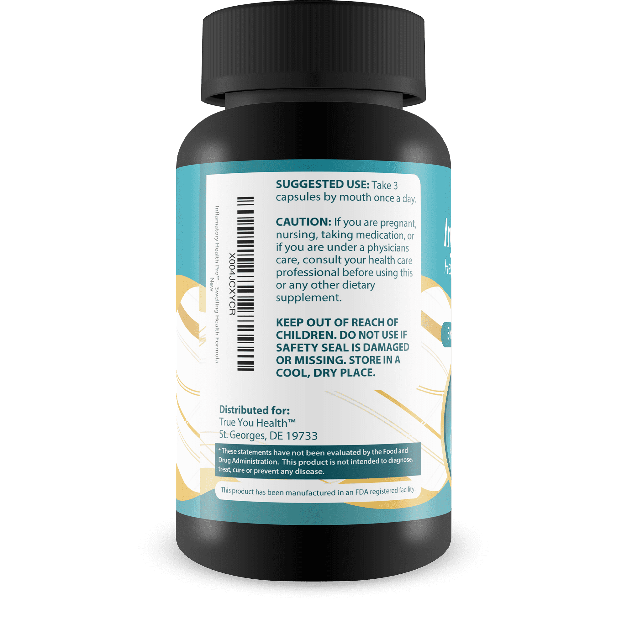 Inflammatory Health Pro - Our Best Natural Support for Joint & Muscle Comfort - Healthy Anti Swelling Supplements - Muscle Ache Supplements - Joint Stiffness Supplements Anti Swelling Pills