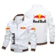 thumbnail image 4 of Chaqueta de carreras de TORO ROJO para hombre, ropa deportiva informal a la moda, abrigos de equipo de carreras DE TORO ROJO personalizados, novedad de 2024, 4 of 5