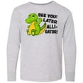 thumbnail image 3 of Inktastic See You Later Alligator Long Sleeve Youth T-Shirt, 3 of 5