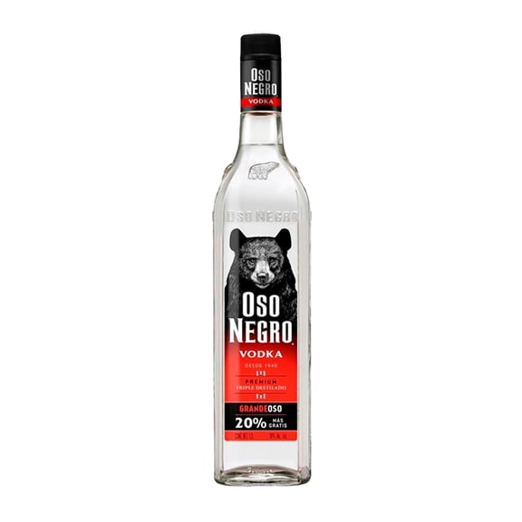 Vodka Oso Negro   Premium 1 L