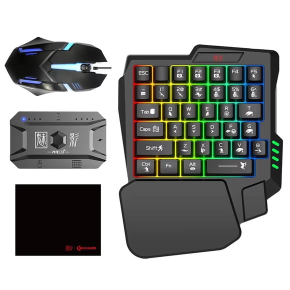 Combo de teclado y mouse para gaming YOVDA Y1 PRO para Android y PC