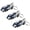 El Salvador, variant on 3 Pack Soccer Shoe Keychains Sneaker with Cleats Country Souvenir Keyrings