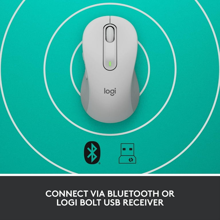 Logitech Signature M650: A quiet wireless mouse for big, small, or left  hands