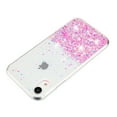 thumbnail image 3 of Case for iPhone XR, Luminous Fashionable Trendy Shiny Glitter Phone Cover, Gradient Non-Yellowing Shockproof with Glamorous Shimmering Protection Case for iPhone XR, Pink, 3 of 6