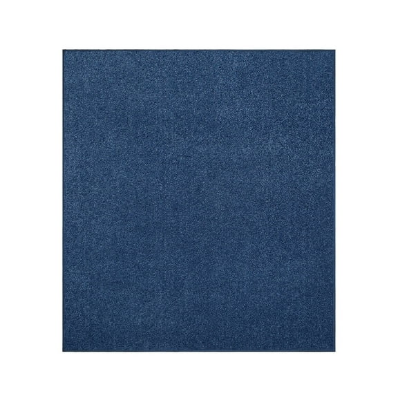 Furnish My Place DC Custom Rug - 9 ft. x 9 ft., Square, Royal Blue, Indoor Rug for Bedrooms, Hallways, Living Rooms, Machine Wash
