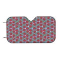 thumbnail image 7 of Fotbe Hand Drawn Strawberry Car Windshield Sunshade | Sun Visor Protector Front Window Shade, Keeps Out UV Rays, Keeps Your Vehicle Cool-, 7 of 7