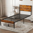 thumbnail image 2 of MAYEERTY Twin Metal Bed Frame - Headboard & Footboard, 800LBS Slats, No Box Spring, 2 of 9