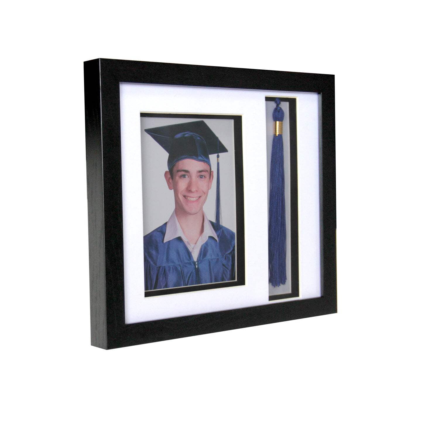 Endea Graduation Picture Frame and Tassel Holder 11.2"x10" with Shatter-Resistant Glass
