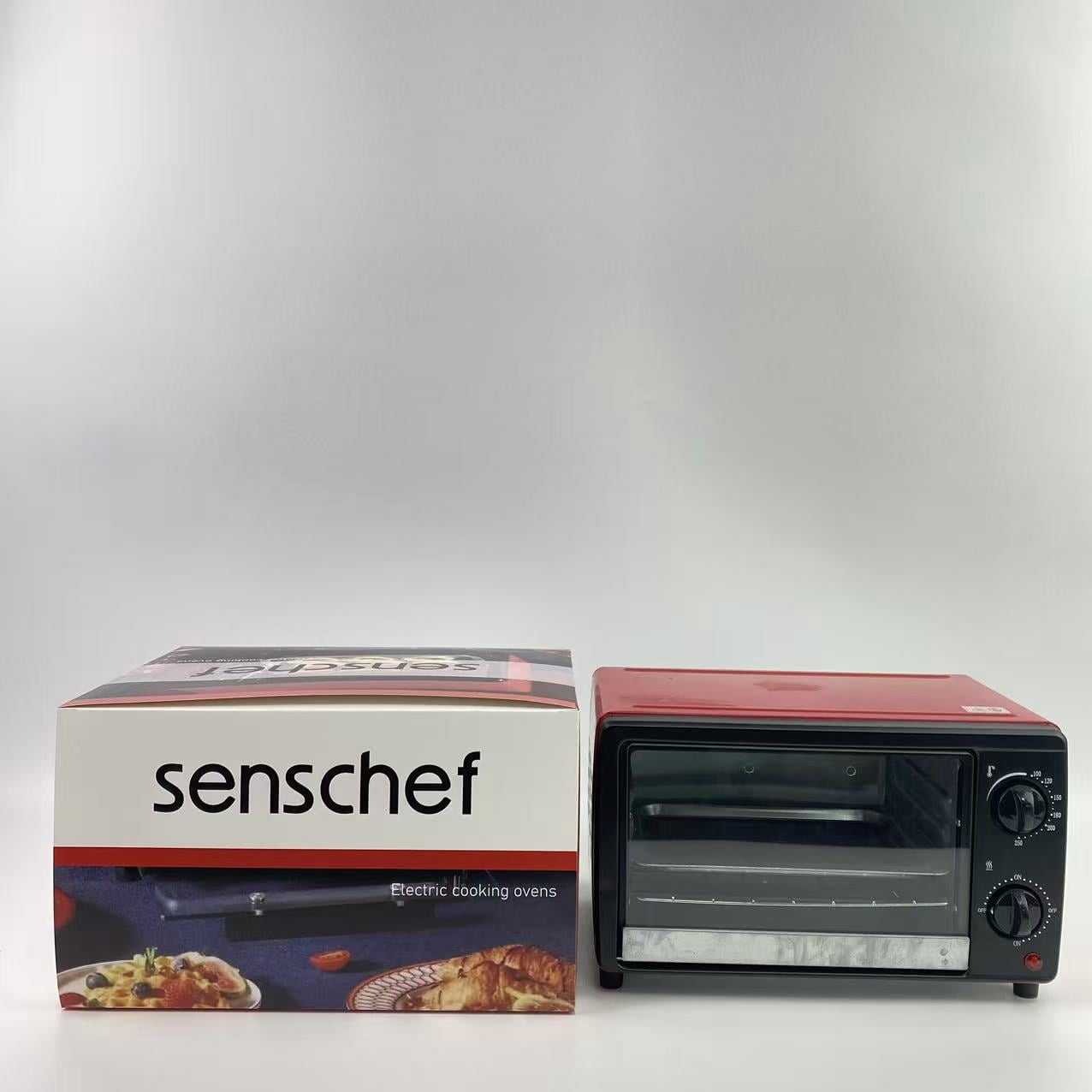 senschef Electric cooking ovens,Toaster Oven Air Fryer Combo, Convection Oven Countertop, 12 functions all in 1, with even & quick crisp technology, 50-450°F, 1800W