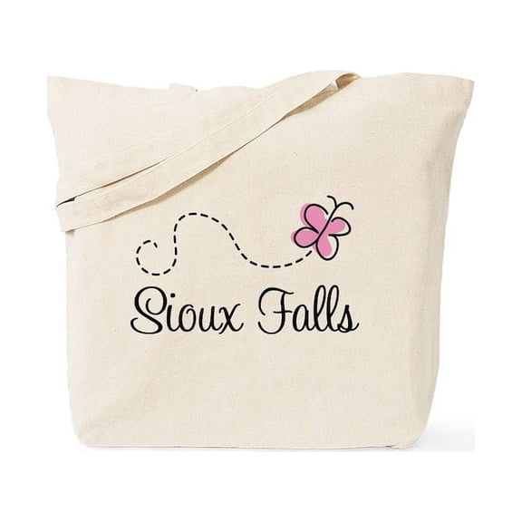 CafePress - Pretty Sioux Falls Tote Bag - Unisex Canvas Tote Bag, Beige, 1-Piece
