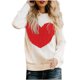 thumbnail image 2 of Suéter de cuello redondo para mujer, camiseta holgada de manga larga con cuello redondo, blusa para mujer, 2 of 3