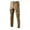 Khaki, variant on IROINNID Men's Pants Relaxed Cigarette Pure Color Outdoors Zipper Pocket Pants Solid Color Rigid Waist Pants