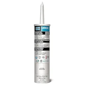Laticrete Latasil High Performance Silicone Sealant, Bright White