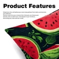 thumbnail image 2 of Watermelon with Unique Patterns Covers - Set of 2 Throw Pillows for Home Decor - Available in 16x16, 18x18, 20x20 Inches for Various Occasions, 2 of 6