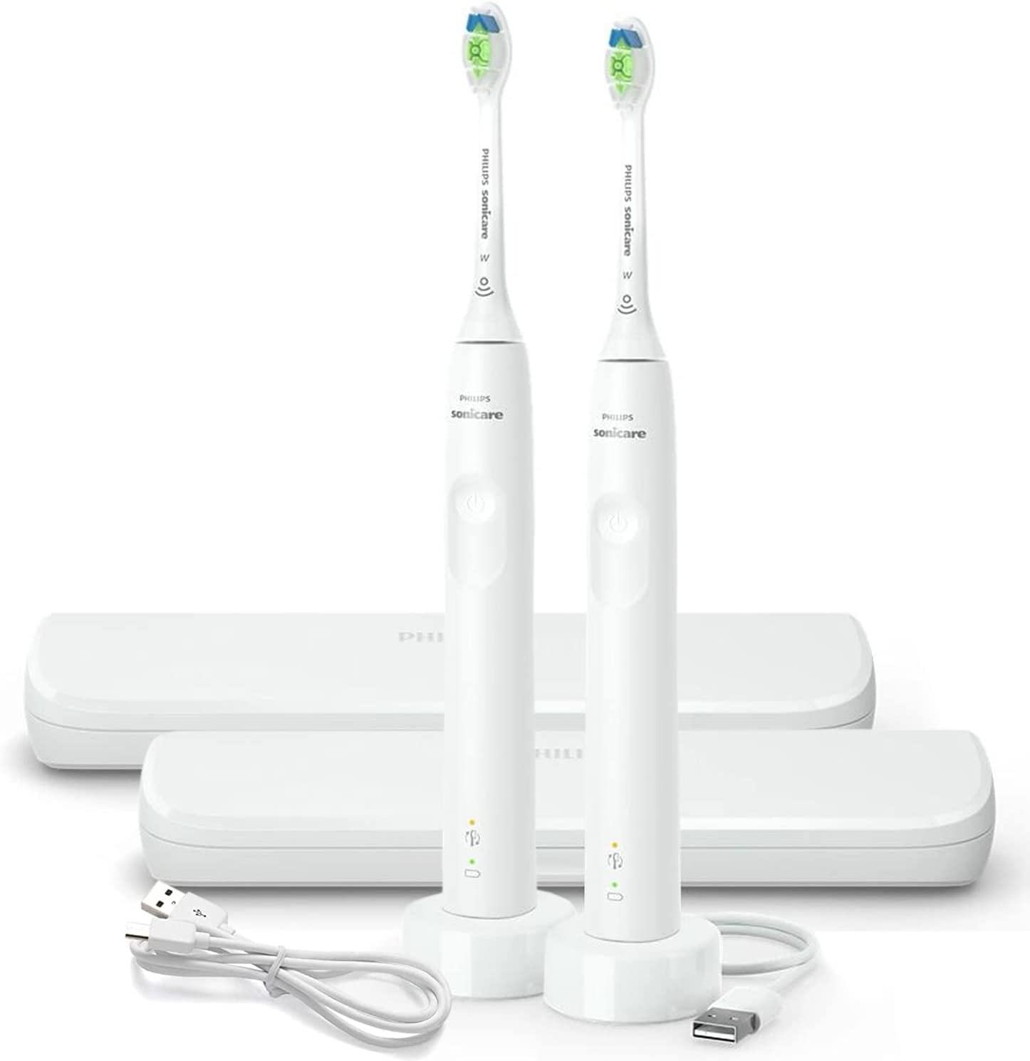 Philips Sonicare Electric Toothbrush DiamondClean 2Pack Bundle