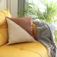 thumbnail image 2 of Boho-Chic Decorative Vegan Faux Leather Pillow Covers, 2 of 17