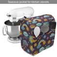 thumbnail image 2 of Cartoon Stand Mixer Cover, Pattern of Joyful Smiling Sun Clouds Stars Moon Rainbow Sky Sleep Dream Night, Kitchen Appliance Organizer Bag Cover with Pockets, 5 Quarts, Multicolor, by Ambesonne, 2 of 4