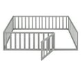 thumbnail image 6 of Pinovk Full Size Wood Daybed Frame with Fence, Gray(OLD SKU:WF289662AAE), 6 of 12