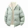 thumbnail image 5 of Winter clothing for women Plus Size Coat Reversible Lined Winter Jacket For Men Women Warm Outdoor Casual Fashion Coat With Pockets, 5 of 6