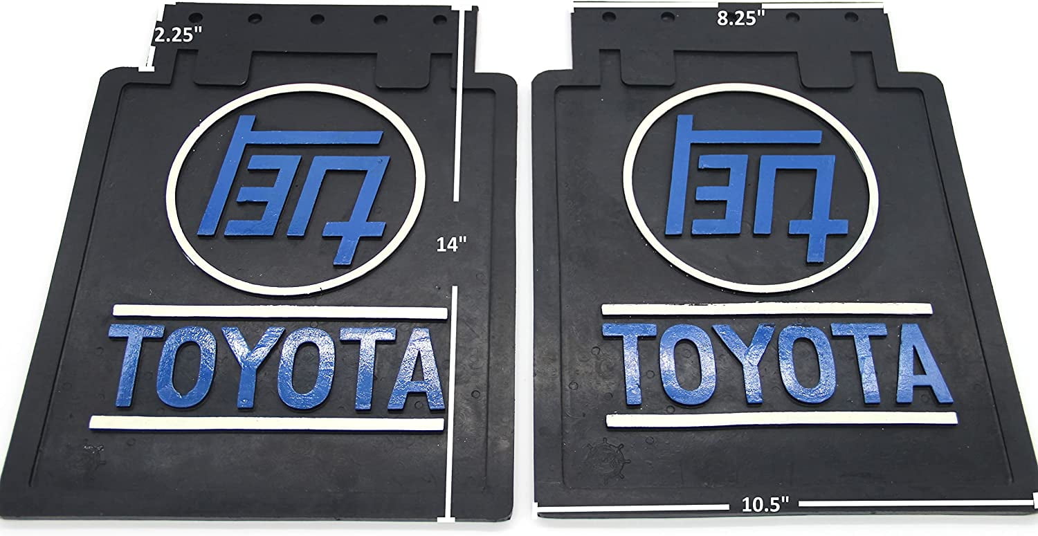 Mud Flaps Blue for Toyota Land Cruiser Fj40 Fj60 Hj40 Bj40 Fj25 Bj70 Teq Splash Guards