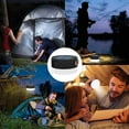 thumbnail image 4 of Greeniant Lámpara solar para tienda de campaña, recargable, para senderismo, pesca, linterna de emergencia, resistente al agua, luz ajustable, carpas, 4 of 6