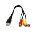 thumbnail image 5 of 1.5M Audio Cables USB To 3 RCA Stereo Cords AV TV Adapter Cord Cable Video Set-top Box TV Game Consoles, 5 of 5