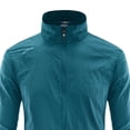 thumbnail image 3 of Men's Lightweight Rush Guard Stand Collas Sun Protection Jackets Outdoor Hooded Tops Spring Summer Cooling Windbreaker Light Blue 5XL, 3 of 5