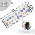 thumbnail image 5 of Yayeee Runner Rug for Bedroom 2'x6' Machine Washable Hallway Non Slip Mat, Purple Retro Shapes, 5 of 8