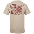 thumbnail image 3 of Lone Star Beer Armadillo Riding Front and Back Print T-Shirt-Medium, 3 of 3