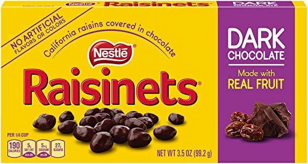 Raisinets Dark Chocolate, 3.5 Oz., 18 Count