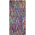 thumbnail image 4 of SAFAVIEH Nantucket Amrita Zigzag Stipes Cotton Runner Rug, Multi, 2'3" x 5', 4 of 9
