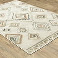 thumbnail image 4 of Avalon Home Gracie Tribal Medallions Area Rug, 7'10" X 10', Ivory/ Orange, 4 of 10