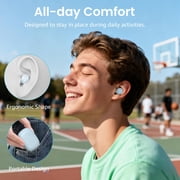 سماعات أذن لاسلكية صغيرة Tozo A1 بلوتوث 5.3 بوصة، تشغيل 7h/32h، 2 ميكروفون لمكالمات الذكاء الاصطناعي، خفيفة الوزن ومقاومة للماء، 32eq يتم التحكم فيها عن طريق التطبيق، صوت ستيريو باس غامر ممتاز، أزرق