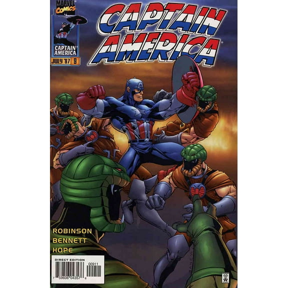 Captain America (2nd Series) #9 VF ; Marvel Comic Book