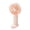 275#Pink, variant on Three Speed Rechargeable Handheld Desk Fan, lightweight easy-to-carry body, stable strong airflow output, low power energy saving fan for office bedroom travel daily ventilation use