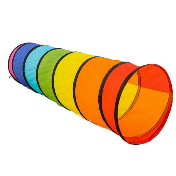 Kids Play Tunnel for Toddlers Colorful Pop Up Crawl Tunnel