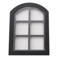 thumbnail image 2 of Decoración de ventana arqueada a escala 1/12, accesorios de bricolaje, modelo de mini panel de ventana, muebles en miniatura para 103 cm negro, 2 of 7