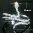 thumbnail image 2 of K-KED Fashion Punk Dragon Rings Men Hip Hop Delicate Jewelry Snake Ring Gifts Size 6-13-8-#4, 2 of 6